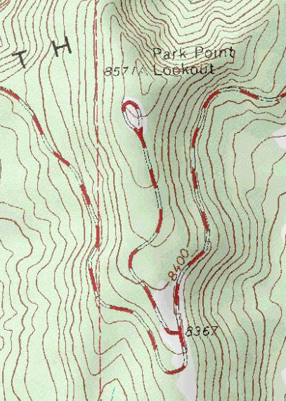 Park Point Lookout Map