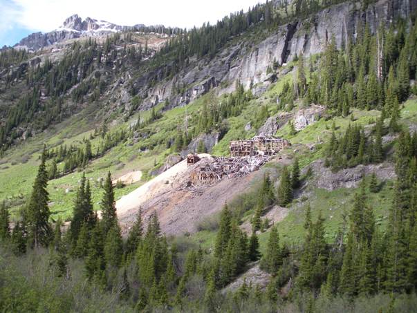 Mining ruins in Sneffels