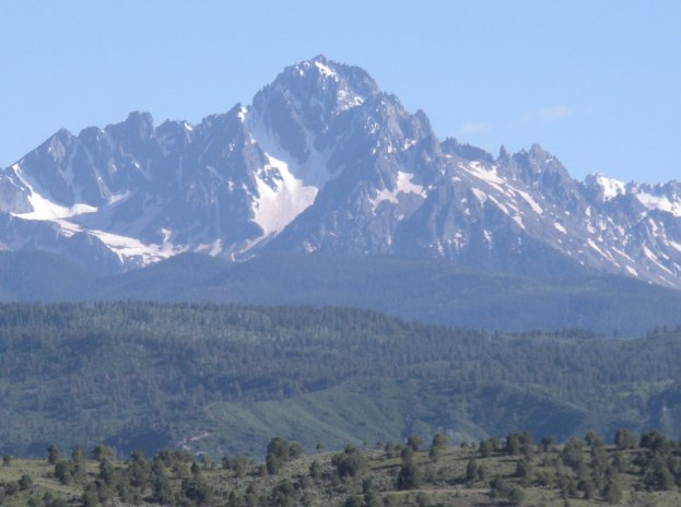 Mt. Sneffels from Ridgway 