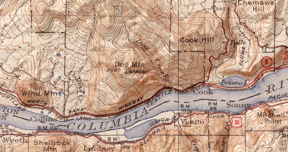 dog mountain map