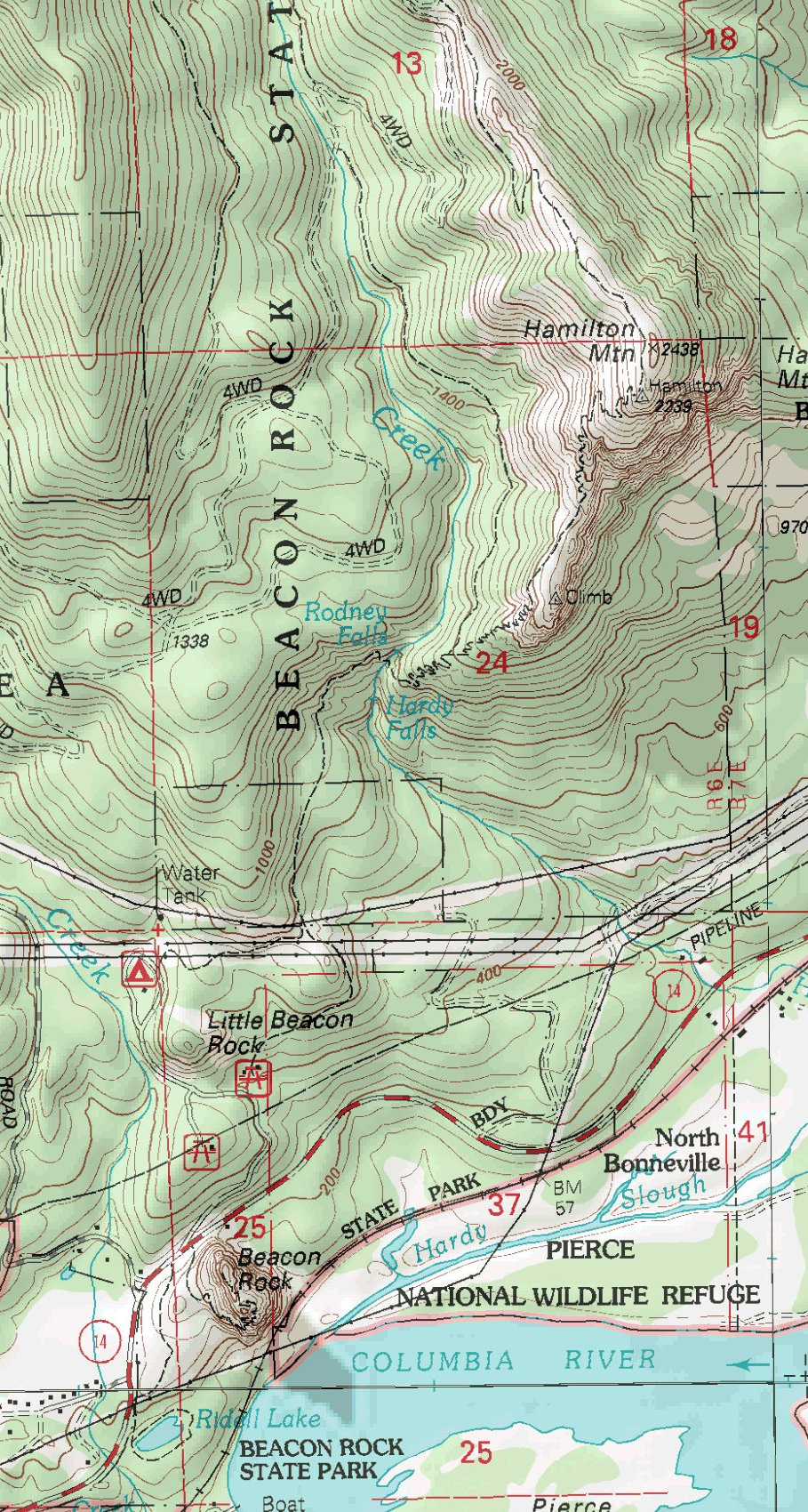 Hamilton Mountain Map