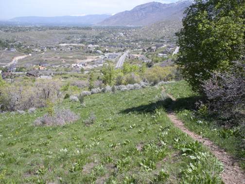 Trail to Rocky Mouth Canyon Peak