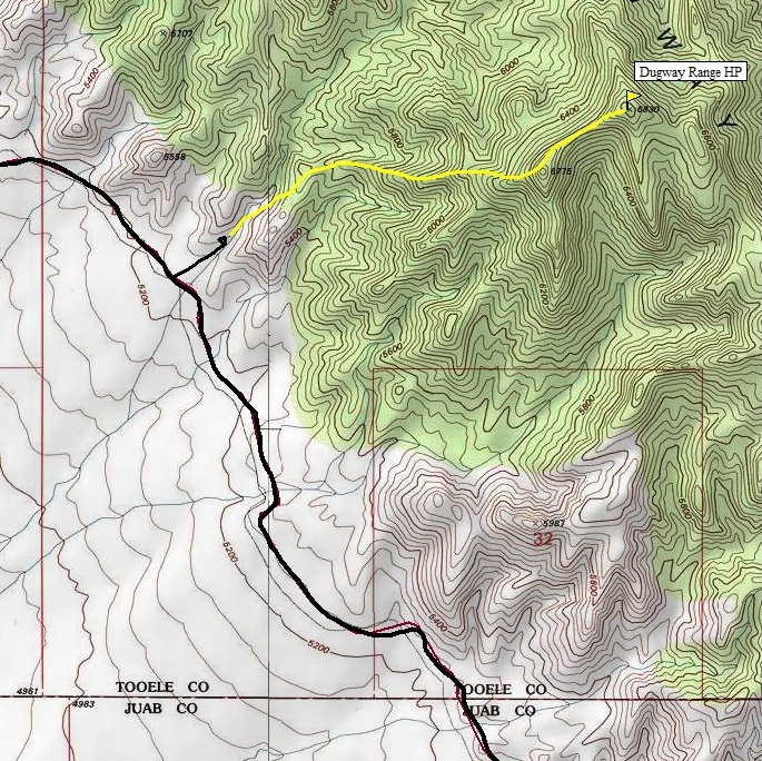dugway range map