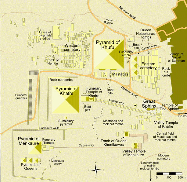 great pyramids map