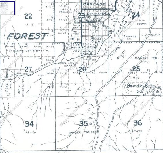 Boundary Butte map