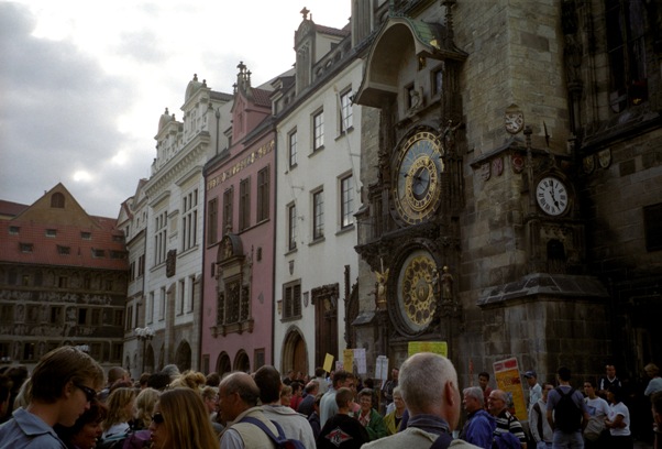 Prague clock tower