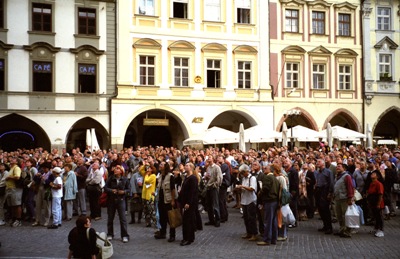 Prague town square