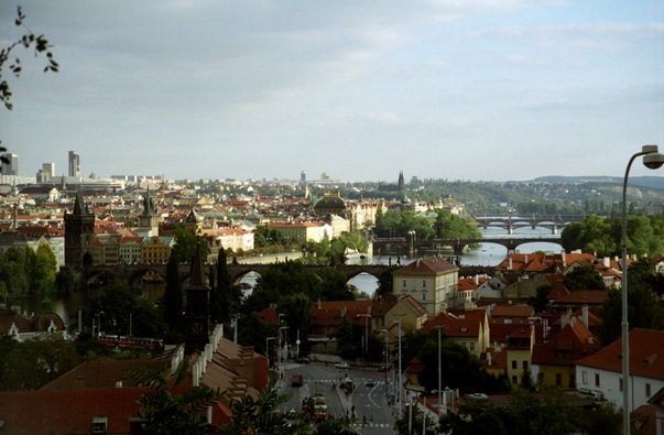 Prague city view