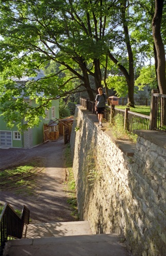 the old city walls