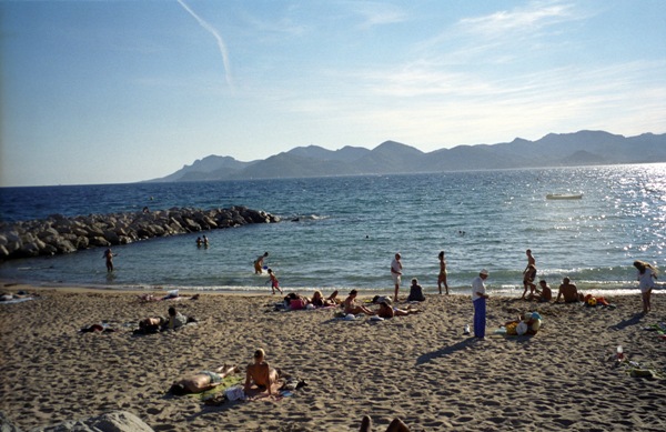 beach in Cannes France