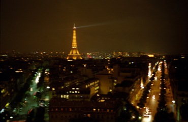 Eiffel Tower at night