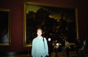 Paintings inside the Louvre