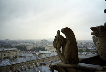 gargoyle on Notre Dame Cathedral