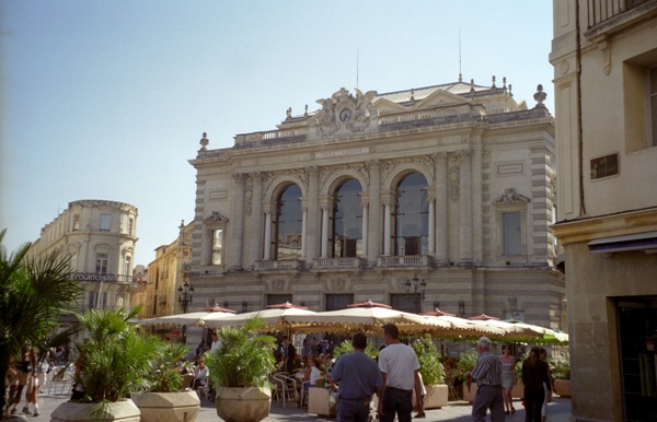 Plaza in Montpellier