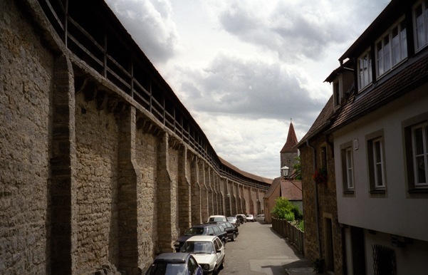 Rothenburg city walls