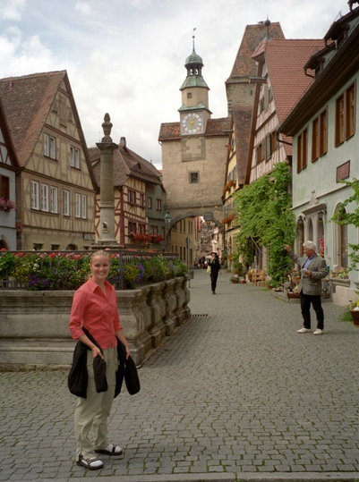 Walking around Rothenburg