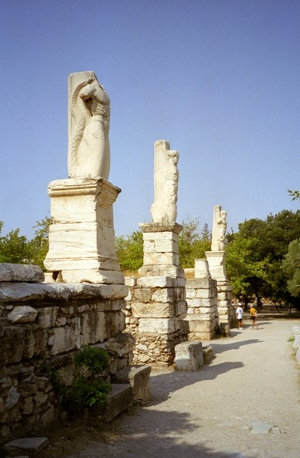 Monuments on Acropolis Hill