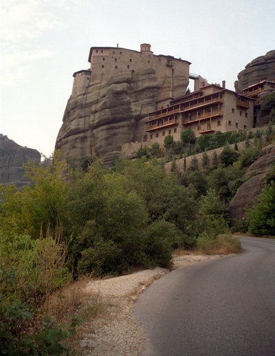 Meteora monastery in northern greece