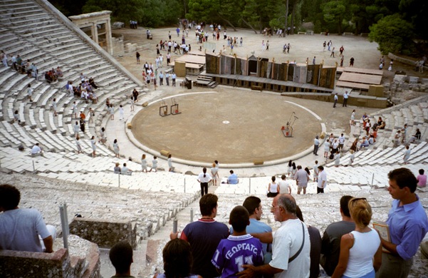 Waiting for show Epidaurus