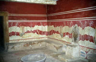 Knossos art inside buildings
