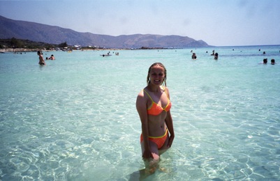 swimming on Crete