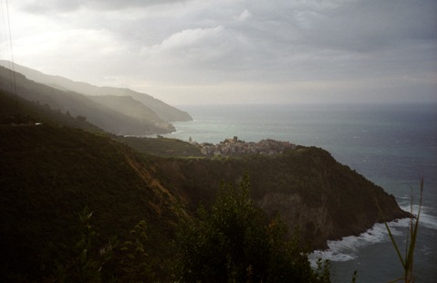 Hiking out of Corniglia Italy