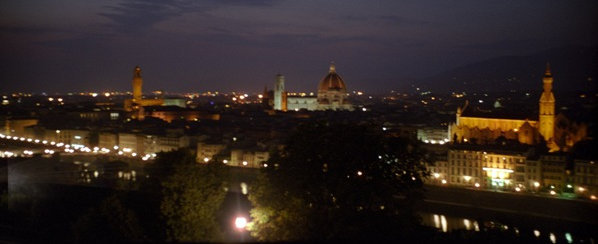 Florence at night