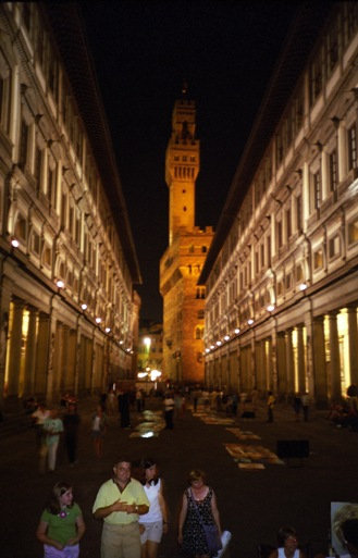 Florence Italy at night