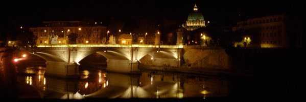 Rome at night