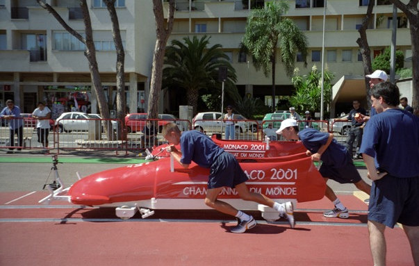 Bobsled event in Monaco