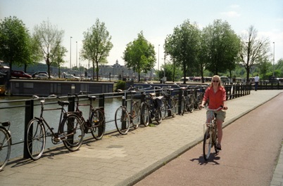 Amsterdam biking