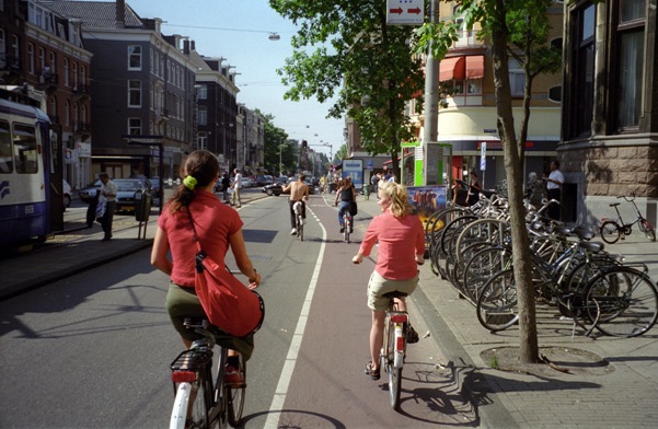 Amsterdam biking