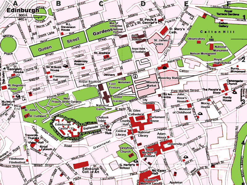 Edinburgh Map