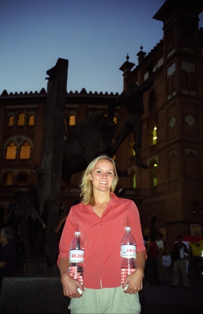 Outside the bullring Madrid