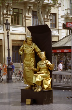 Barcelona Street Performer