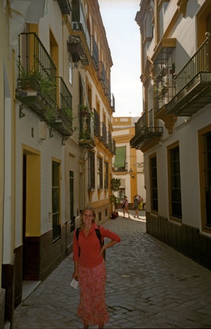 streets in Sevilla