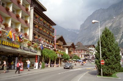 Grindelwald city street