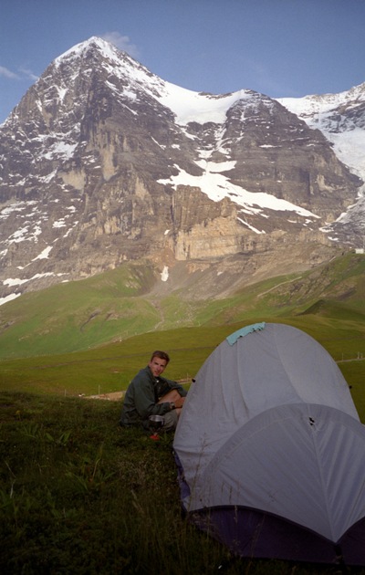 The Eiger from camp