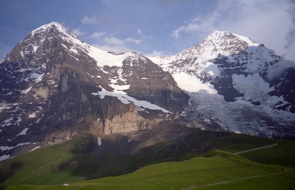 Eiger and Monch view