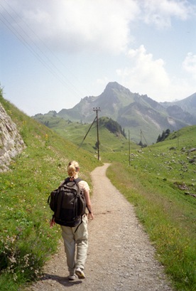 Hiking near Schynige Platte