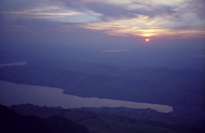 Sunset from Mount Rigi