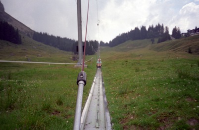 Pilatus with a luge ride