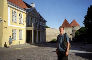 Walking in Tallinn Estonia