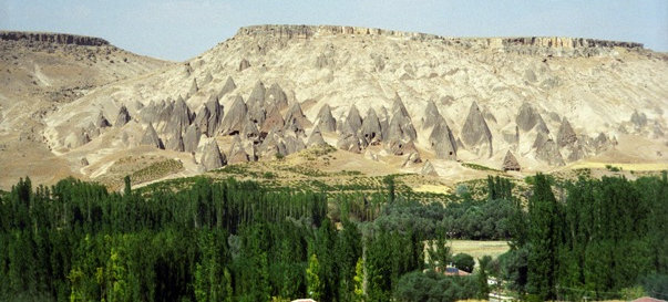 Cappadocia region rock 