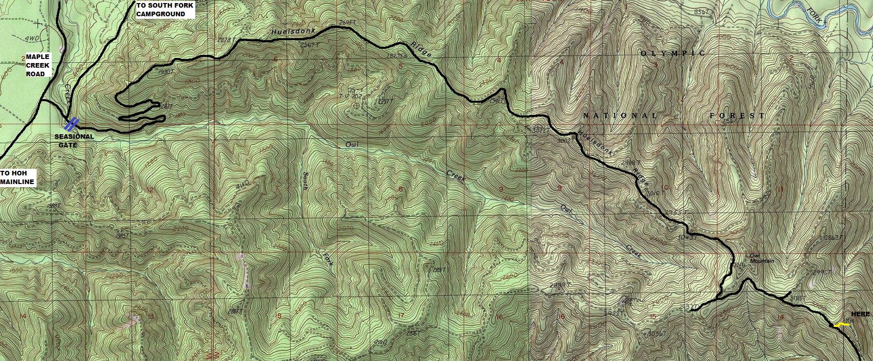 access map
