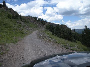 Road up Monroe Peak