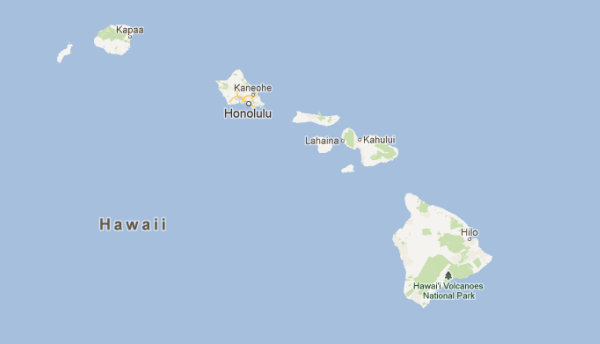 hawaii map