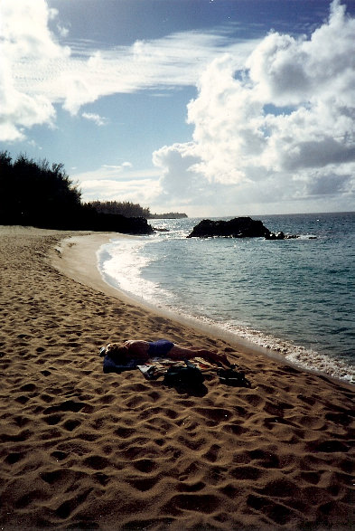 Remote Kauai beaches