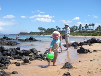 Kid friendly Mokapu Beach