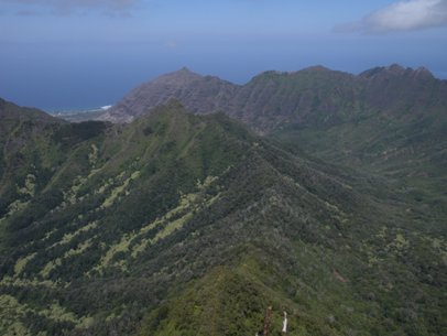 Ka'ala trail views